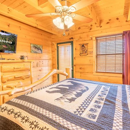 Moonshine Ridge Cabin With Hot Tub And Fire Pit 비둘기 포지 외부 사진