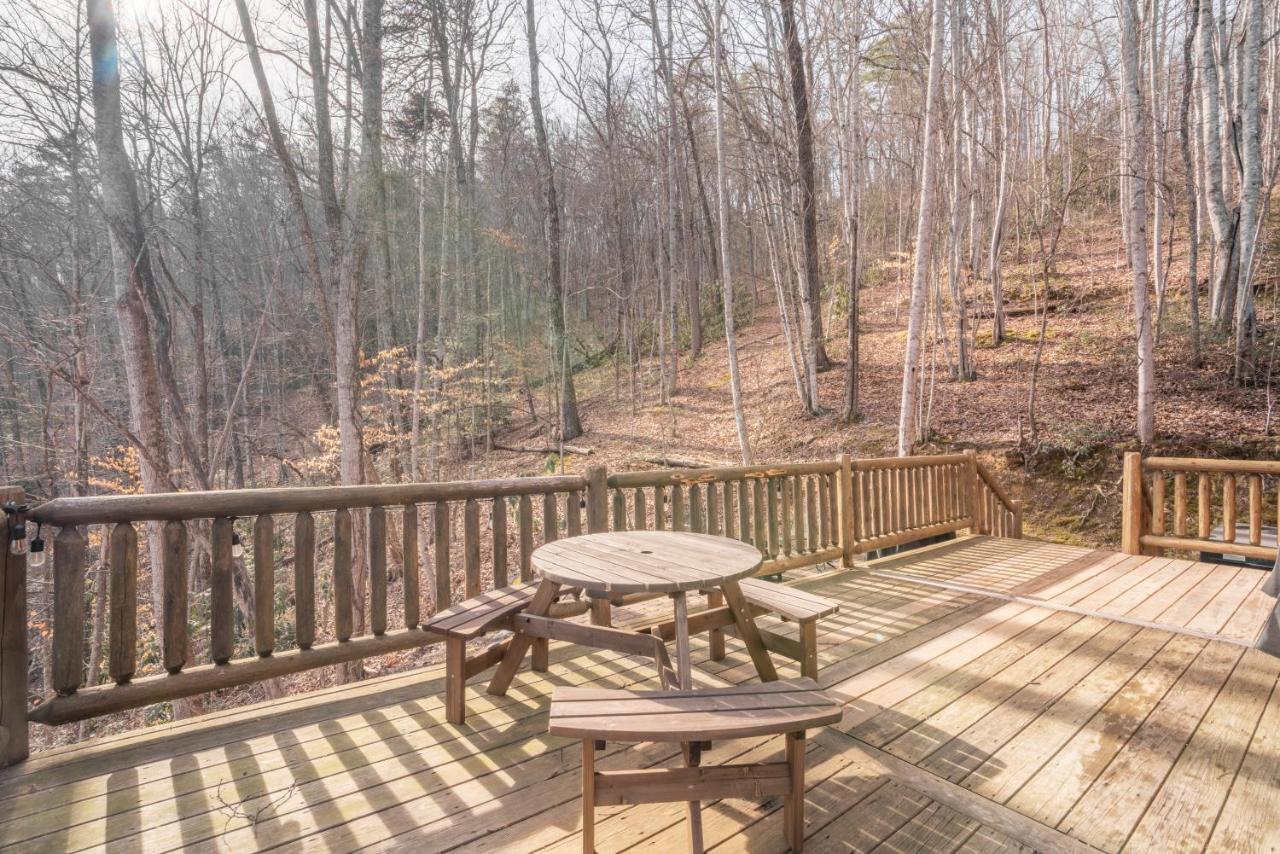 Moonshine Ridge Cabin With Hot Tub And Fire Pit 비둘기 포지 외부 사진