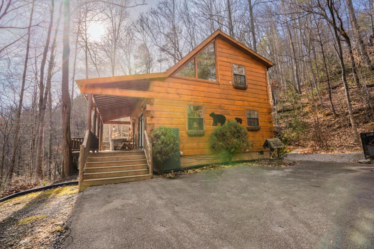 Moonshine Ridge Cabin With Hot Tub And Fire Pit 비둘기 포지 외부 사진