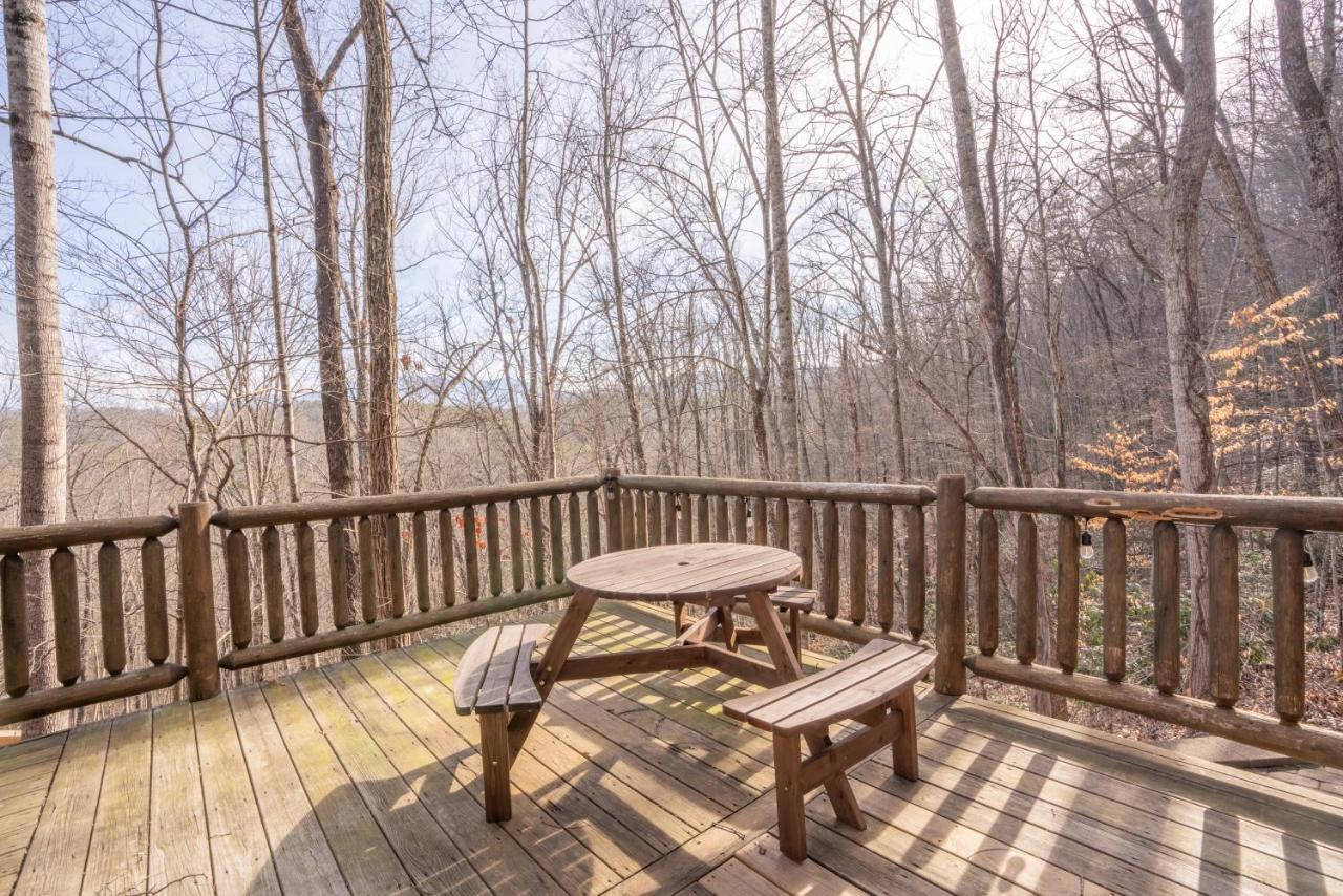 Moonshine Ridge Cabin With Hot Tub And Fire Pit 비둘기 포지 외부 사진